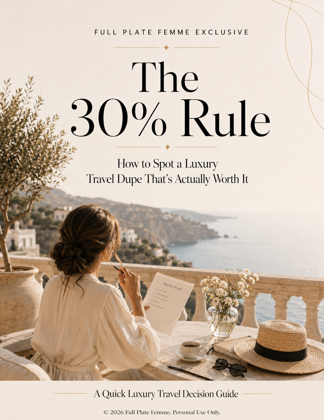 30% Rule Freebie