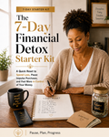 The 7-Day Financial Detox Starter Kit digital PDF cover