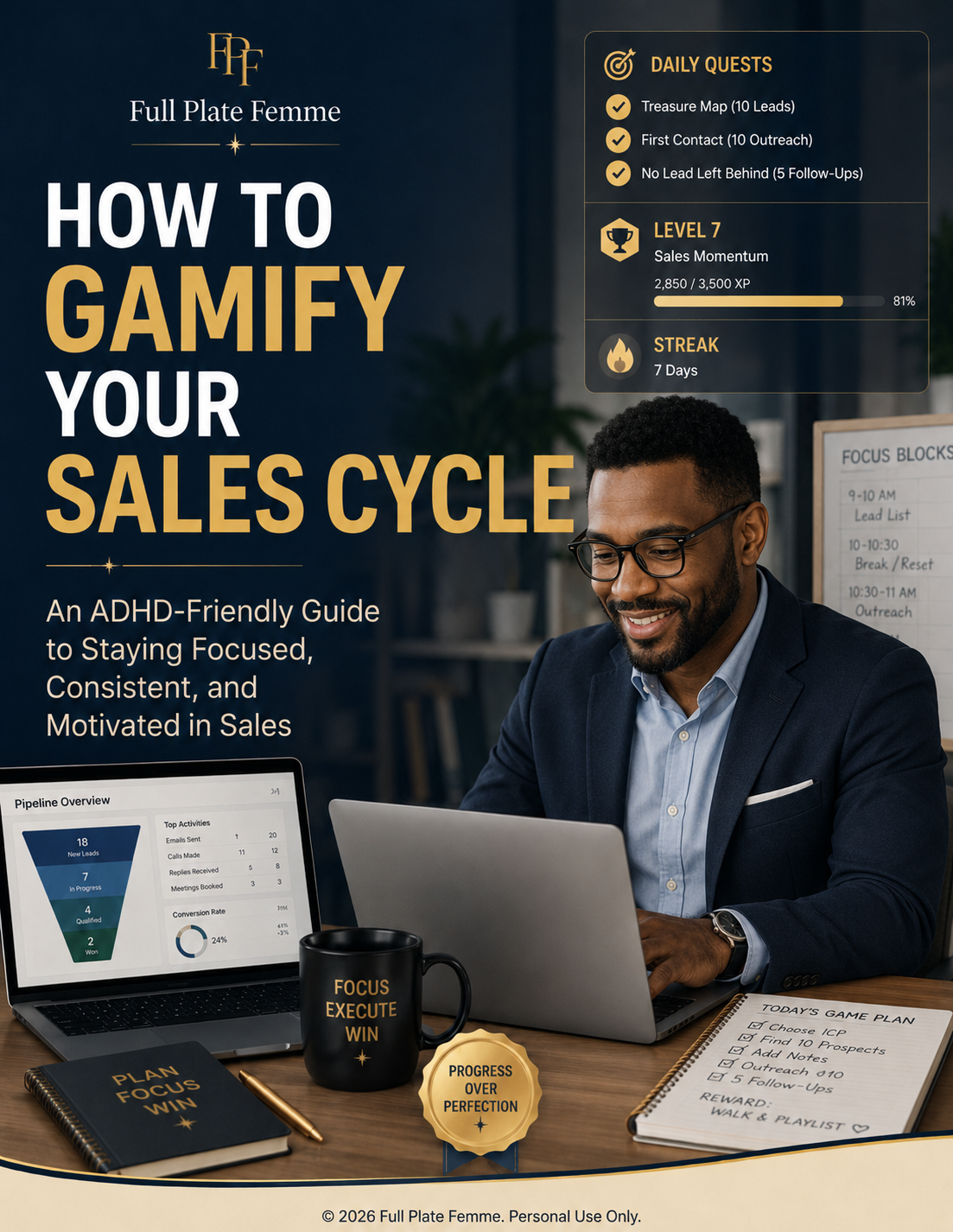 How to Gamify Your Sales Cycle: ADHD-Friendly Focus & Consistency Guide