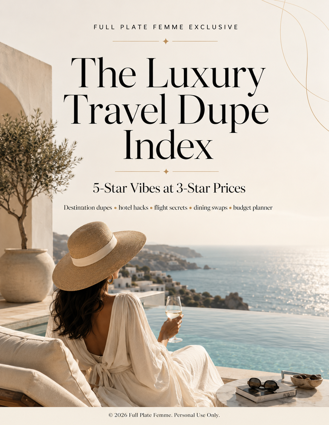The Luxe-for-Less Travel Bundle: Dupe Index + Trip Budget Planner
