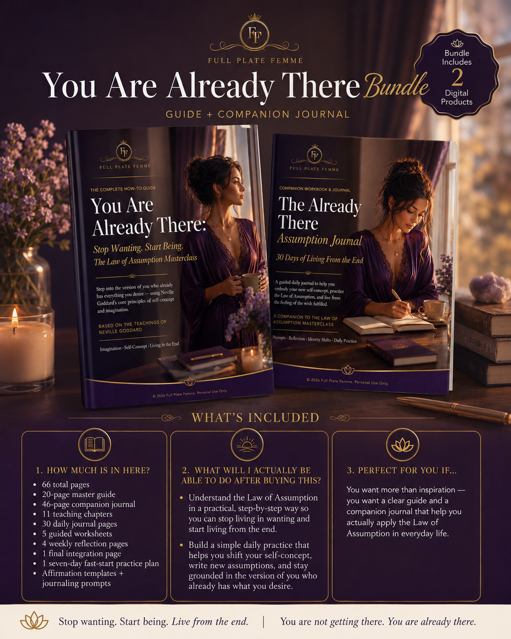 The Already There Bundle: Law of Assumption Masterclass + 30-Day Journal