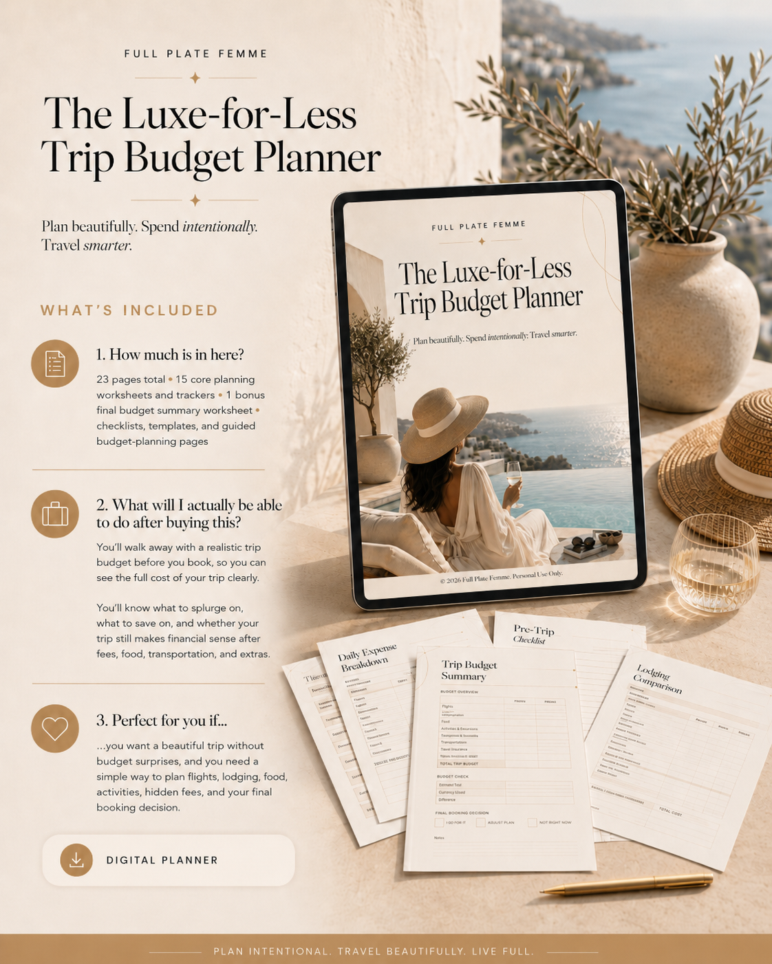 The Luxe-for-Less Trip Budget Planner