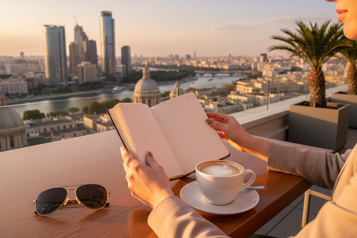 Realistic hero image - travel lifestyle